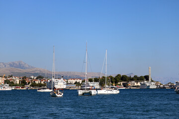 Obraz premium boats in the harbor