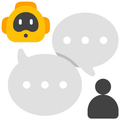 conversation flat icon