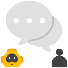 conversation flat icon