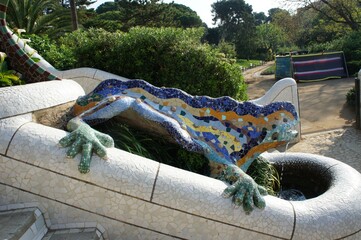 グエル公園大トカゲ