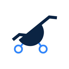 buggy or child buggy icon