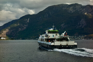 Ferry car in Norway