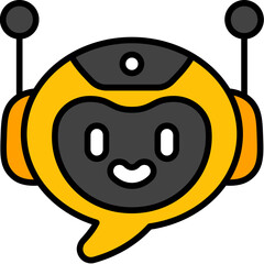 chat filled outline icon