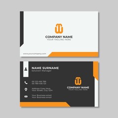 Professional two sided business cards template 