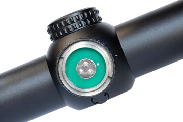 Battery compartment for an illuminated rifle scope © Guy Sagi