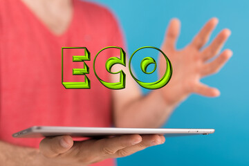 Ecology and go green symbol