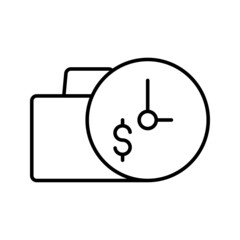 Business growth development graph icon