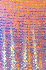 鱗のような大粒のオーロラスパンコール