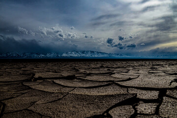 pampa, desierta, insaturado, naturaleza, paisaje, cielo, tierra, sequía, aterrizar, agrietada,...