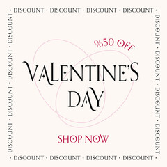Valentine's Day Discount Post