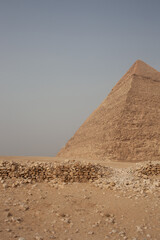 Great pyramids of Giza. Ancient Egypt