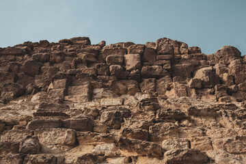 Great pyramids of Giza. Ancient Egypt