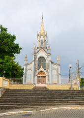 Church of Our Lady of the Rosary in the historic center of Sao Luiz do Paraitinga - Sao Paulo state, Brazil