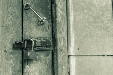 old door lock