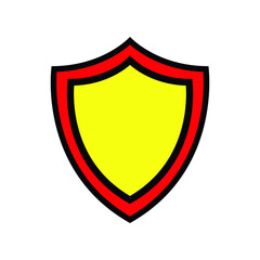 Shield icon design vector.