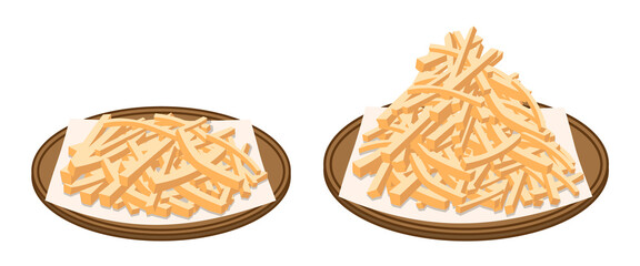 フライドポテトのセット