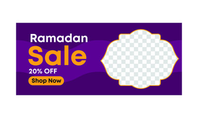 Ramadan Sale social Media Post design template. saved in eps 10