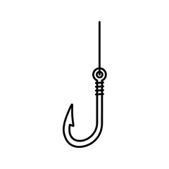 hooks vector isolated on white background. icon hooks isolated. vector illustration