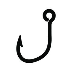 hooks vector isolated on white background. icon hooks isolated. vector illustration