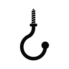 hooks vector isolated on white background. icon hooks isolated. vector illustration
