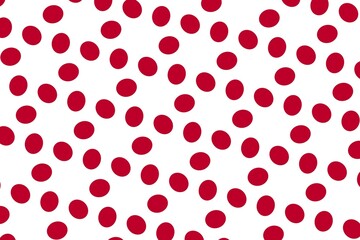 Geometric pattern in the colors of the national flag of Japan. The colors of Japan.