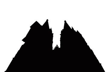 Obraz premium Kölner Dom Grafik