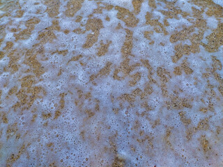 Beautiful ocean wave on sand beach.For background.