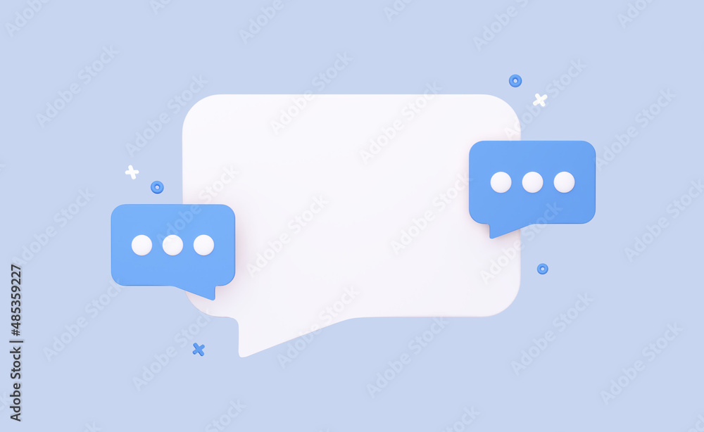 Aufkleber white speech bubble template for text. empty copy space for promotion. message icons. cartoon design