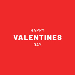 Happy Valentine's Day lettering banner	