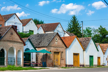 wine cellars in Villanykovesd, Hungary