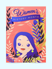 Women's history month poster