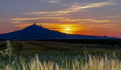 Hazmburk in the Ceske Stredohori, Czech Republic