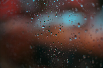 rain drops on window