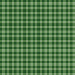 Vector. seamless pattern. Green Checkered design.