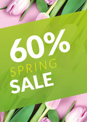 60% Spring sale - obrazy, fototapety, plakaty