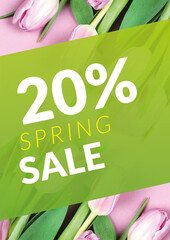 20% Spring sale - obrazy, fototapety, plakaty