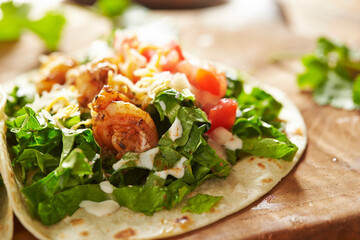 salad with chicken and vegetables