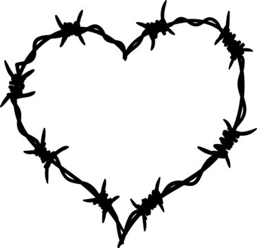Barbed Wire Heart Images – Browse 1,494 Stock Photos, Vectors, and Video |  Adobe Stock