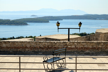 bench by the lake