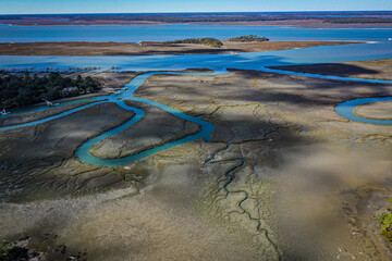 Coastal Wetlands on Hilton Head Island South Carolina