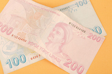 Turkish Lira Banknote Cash