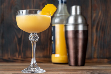 Glass of Canary Flip Cocktail