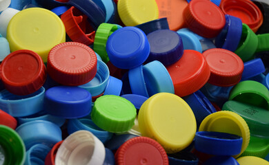 Plastics caps recycle