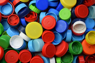 Plastics caps recycle