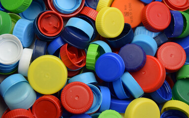 Plastics caps recycle