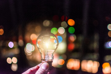 Licht, Glühbirne, Nachtlicht, Elektro, Strom, 