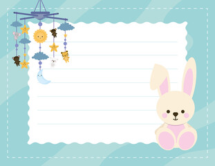 baby rabbit banner