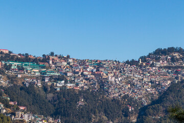 Panoramic view of Shimla, Himachal