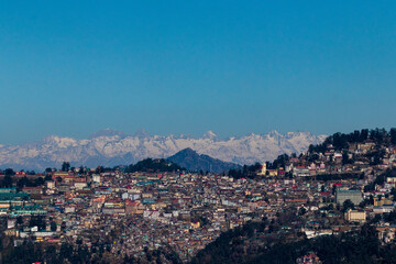 Obraz premium Panoramic view of Shimla, Himachal