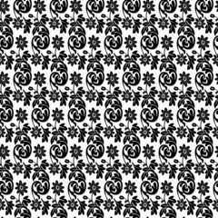 decorative flower pattern - 485399057